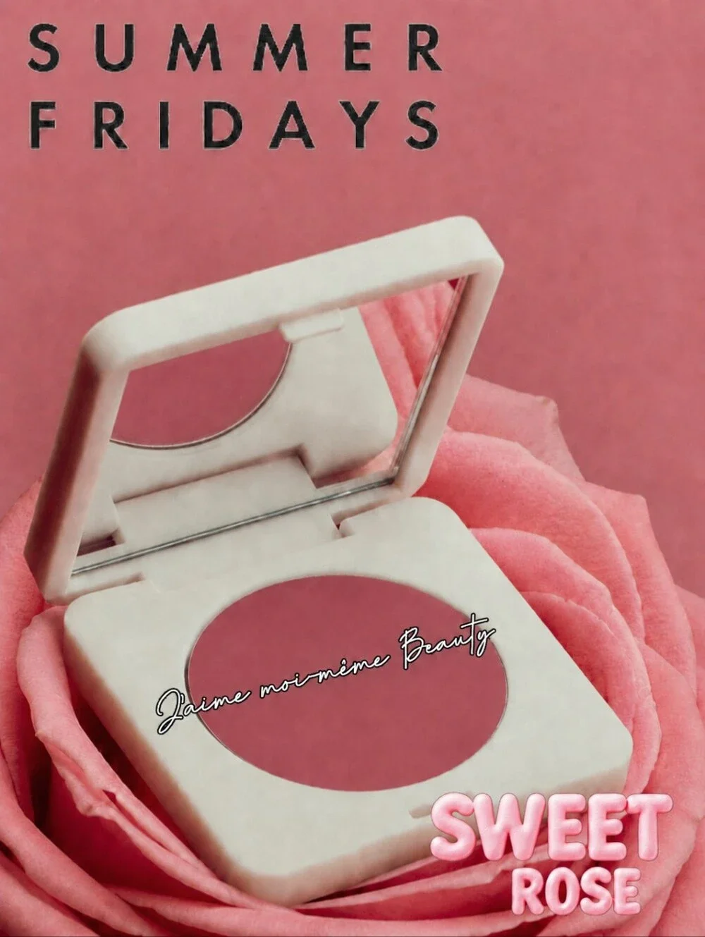 Summer Fridays Sweet Rose Cream Blush — Mauve Rose Pink